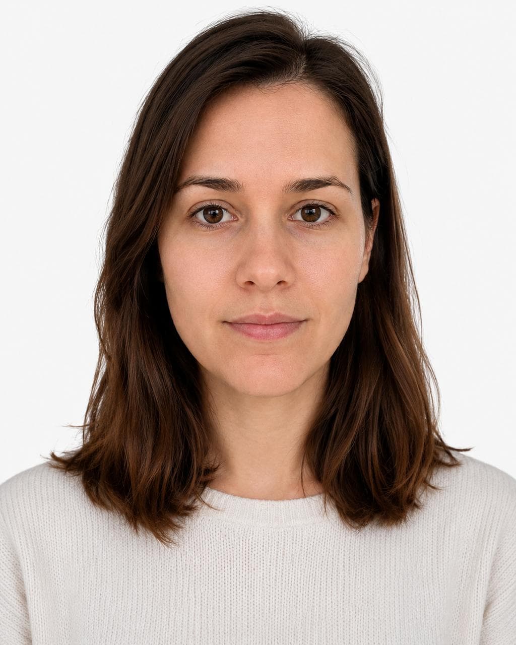 Fertiges biometrisches Passfoto